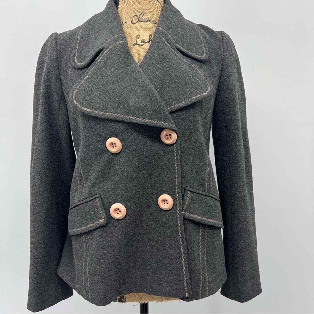 Anthropologie ett:twa The‎ Ultimate Pea Coat Size 4 - Picture 3 of 15